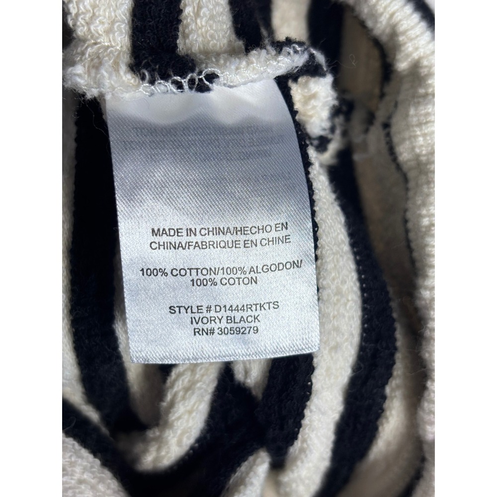 Thread & Supply  Striped Tank Midi Dress Black White‎ Knit Ribbed Sleeveless Med - Picture 11 of 15
